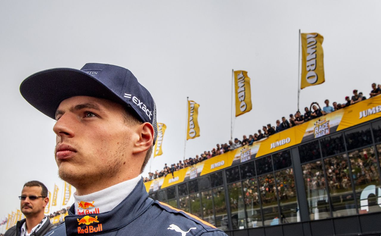 Max Verstappen op het Circuit Zandvoort.