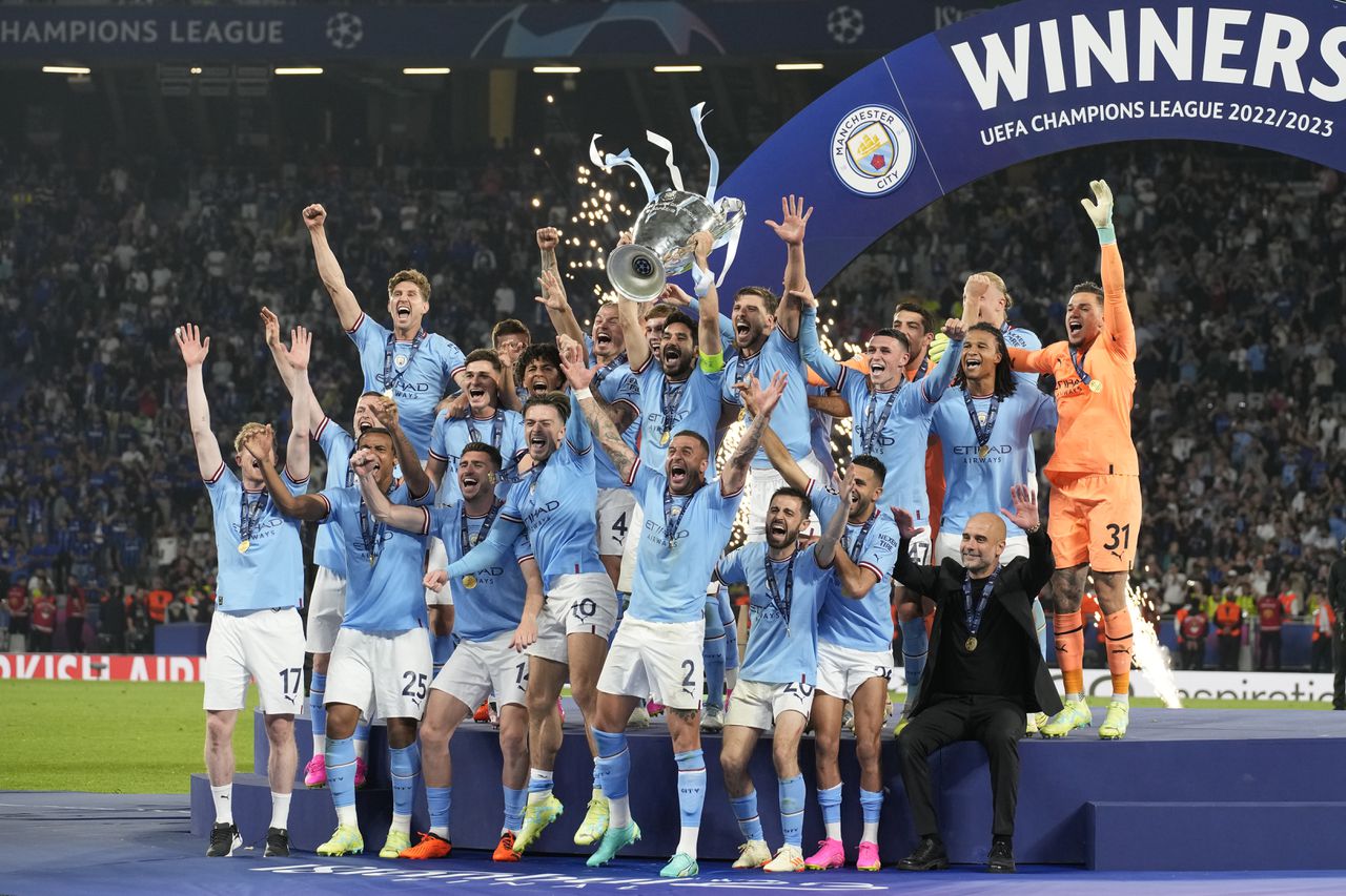 Manchester City viert de eerste eindzege in de Champions League in de clubhistorie.