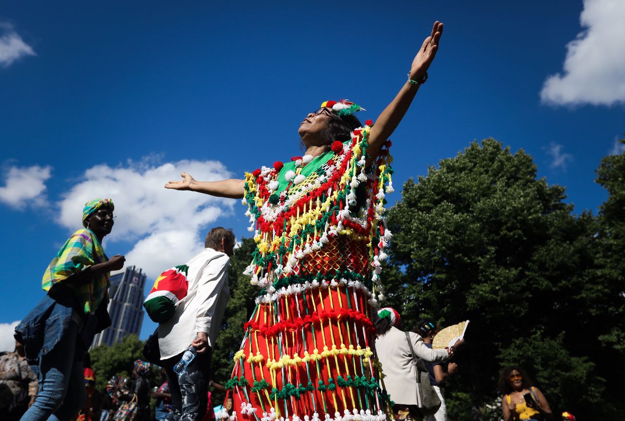 Keti Koti-festival in Rotterdam in 2022.