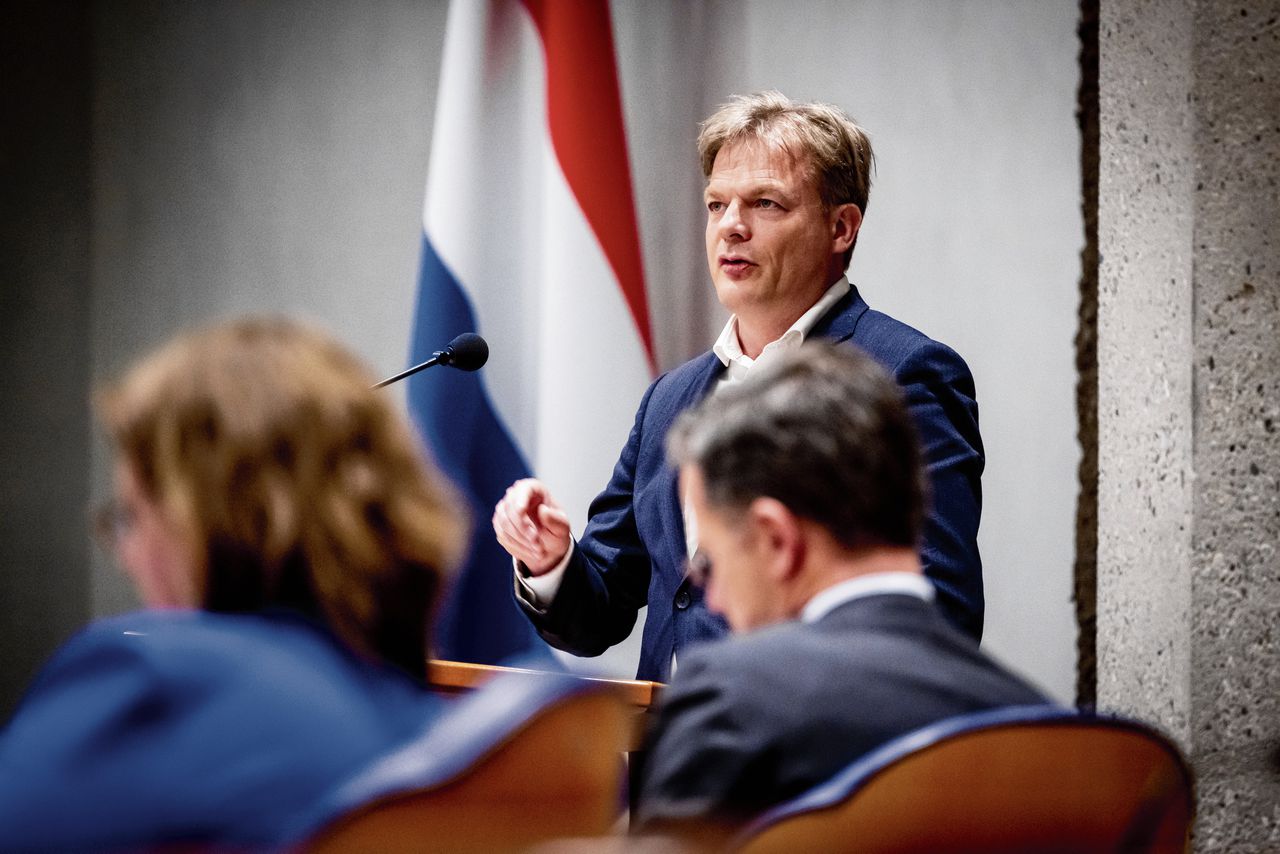 Pieter Omtzigt in de Tweede Kamer tijdens een debat. Verkenner Annemarie Jorritsma begon als eerste over zijn „onhoudbare” positie, zo blijkt uit een notitie van een ambtenaar die dat gesprek bijwoonde.