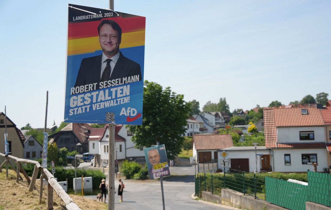 AfD-politicus Robert Sesselmann verwierf afgelopen zondag een zetel in een regiobestuur in de deelstaat Thüringen.