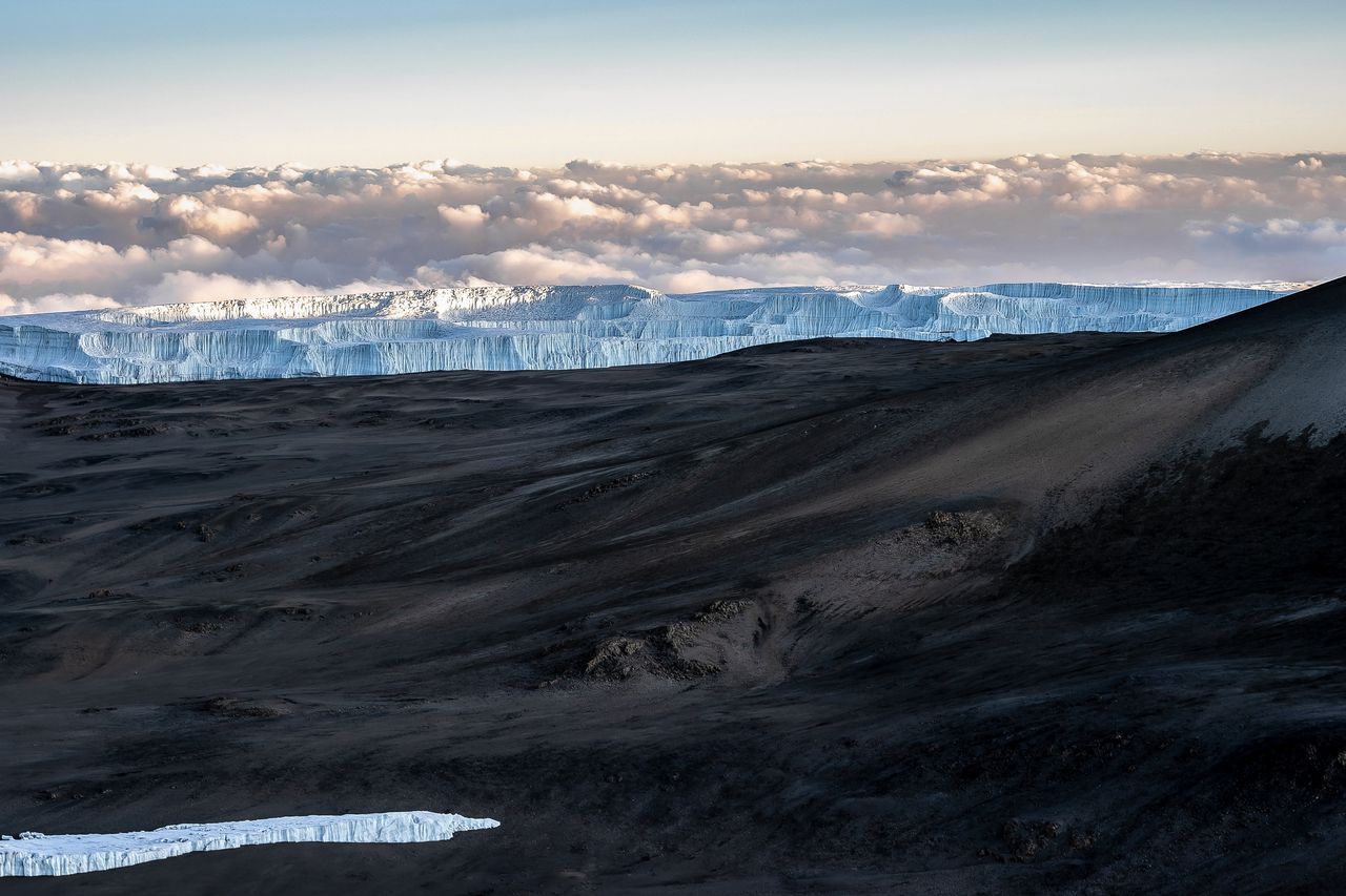 IJs op de Kilimanjaro