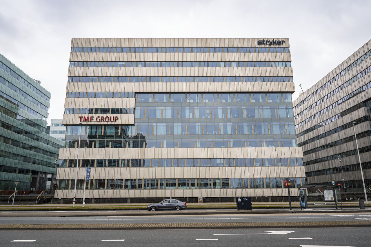 Het hoofdkantoor van TMF Group in Amsterdam. Het trustkantoor heeft een boete van ruim drie miljoen euro gekregen voor gebrekkig cliëntenonderzoek.