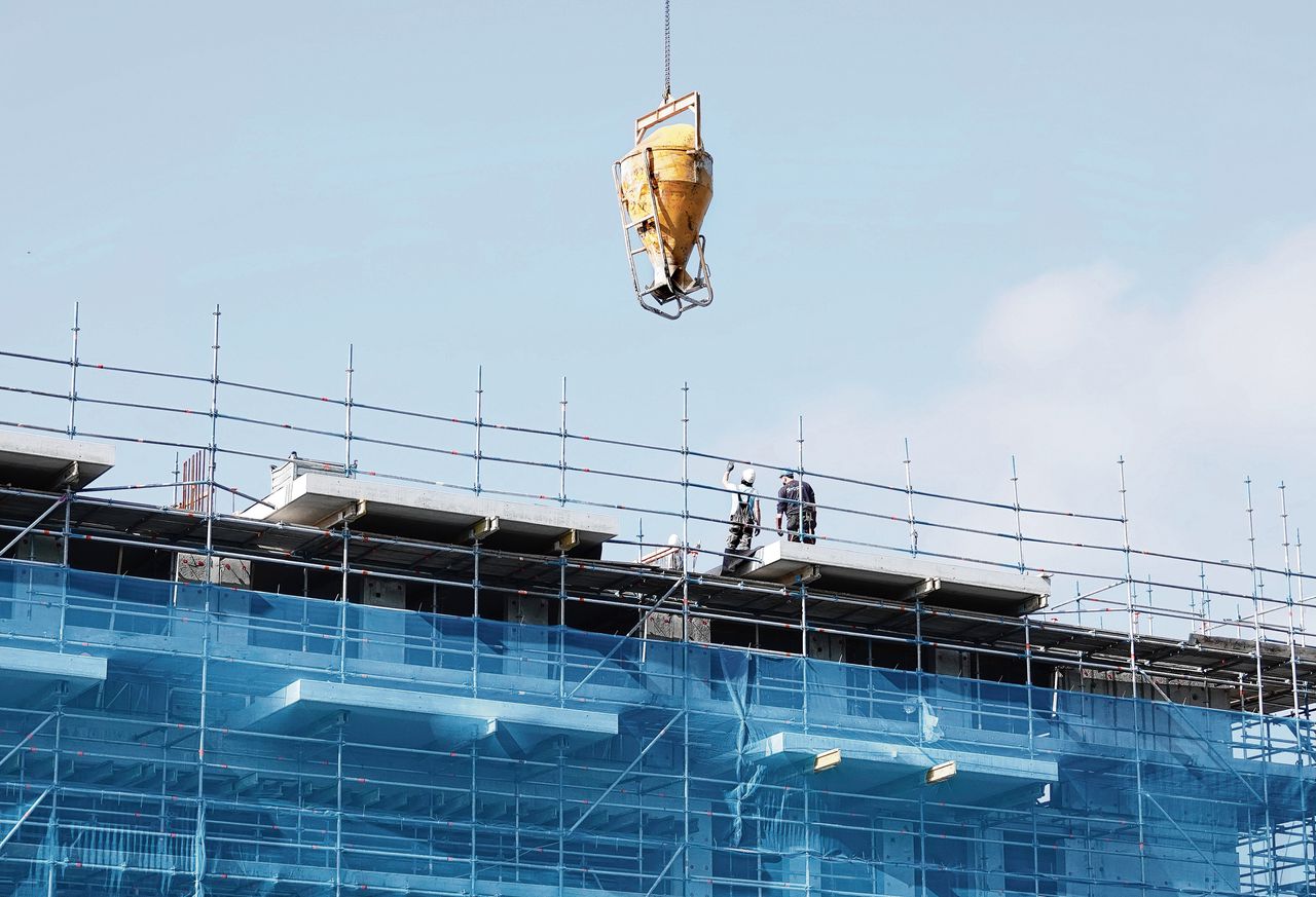 Nieuwbouwproject De Industrieel in Zaandam, 2021. De cementindustrie keert zich af van de overkoepelende brancheorganisatie Betonhuis.