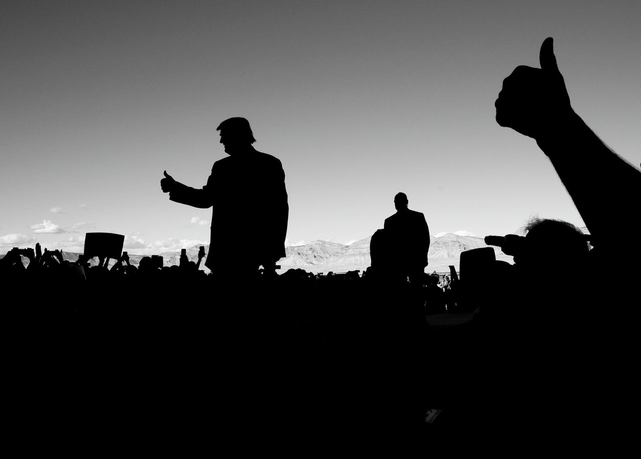 Trump bij op campagne in Colorado, op 18 oktober 2016