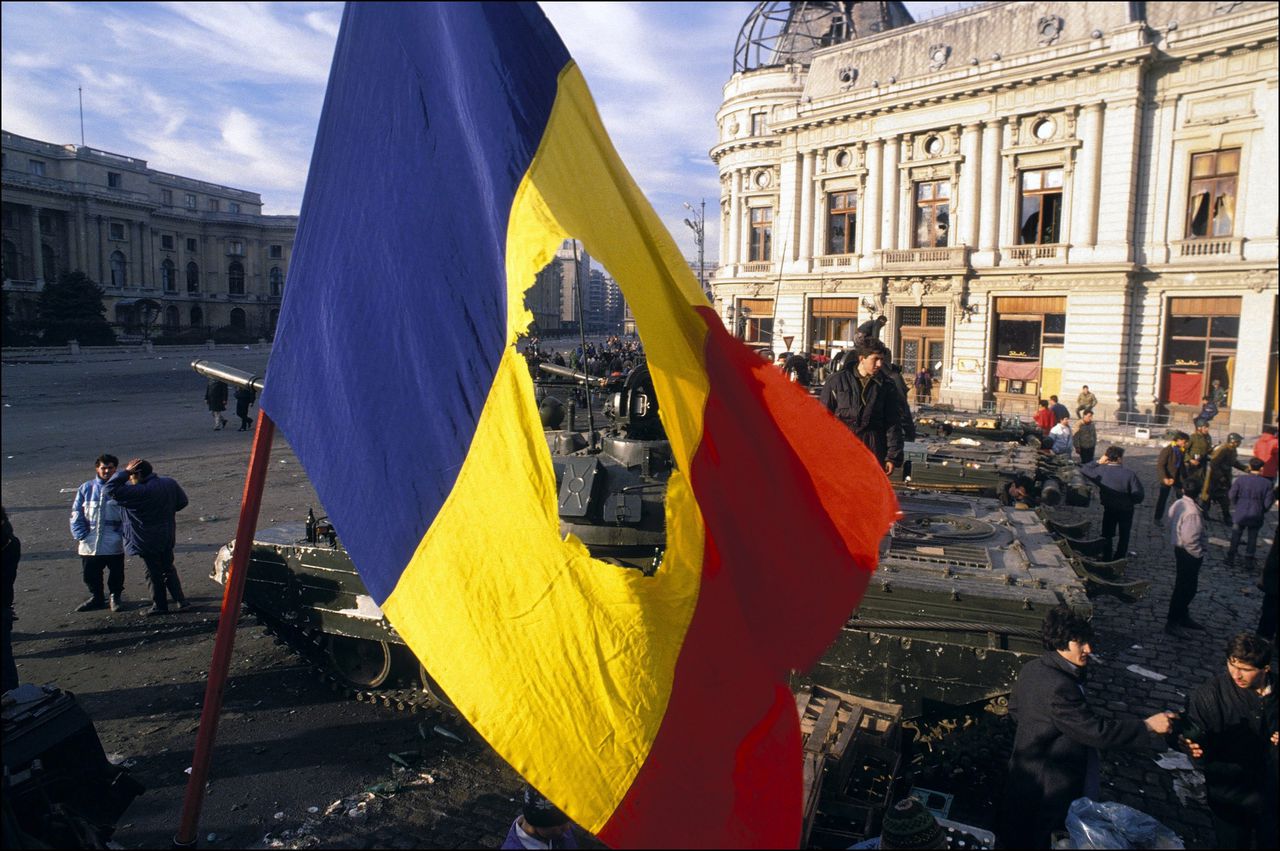 De omverwerping van Ceausescu in december 1989.