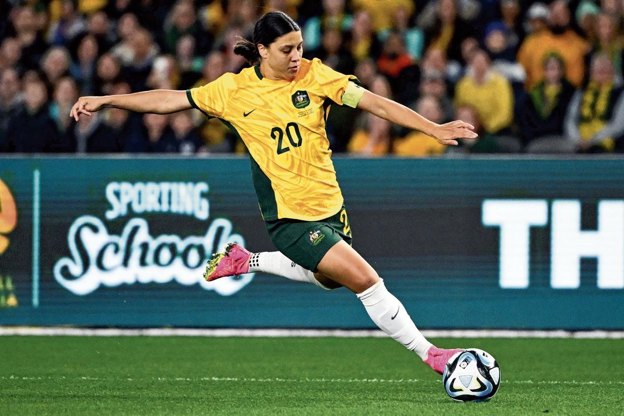 De Australische publiekslieveling Sam Kerr.