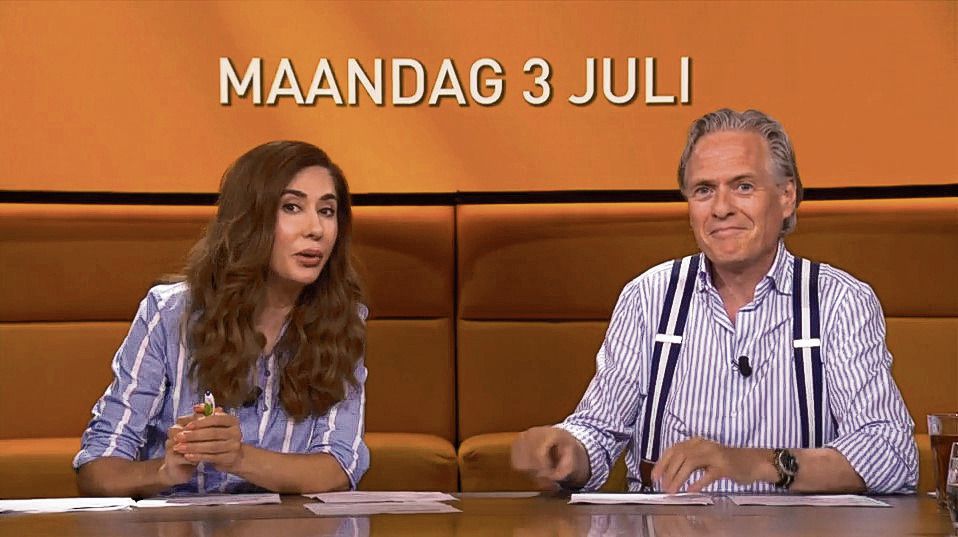 Fidan Ekiz en Jort Kelder presenteren Op1 namens omroep WNL.