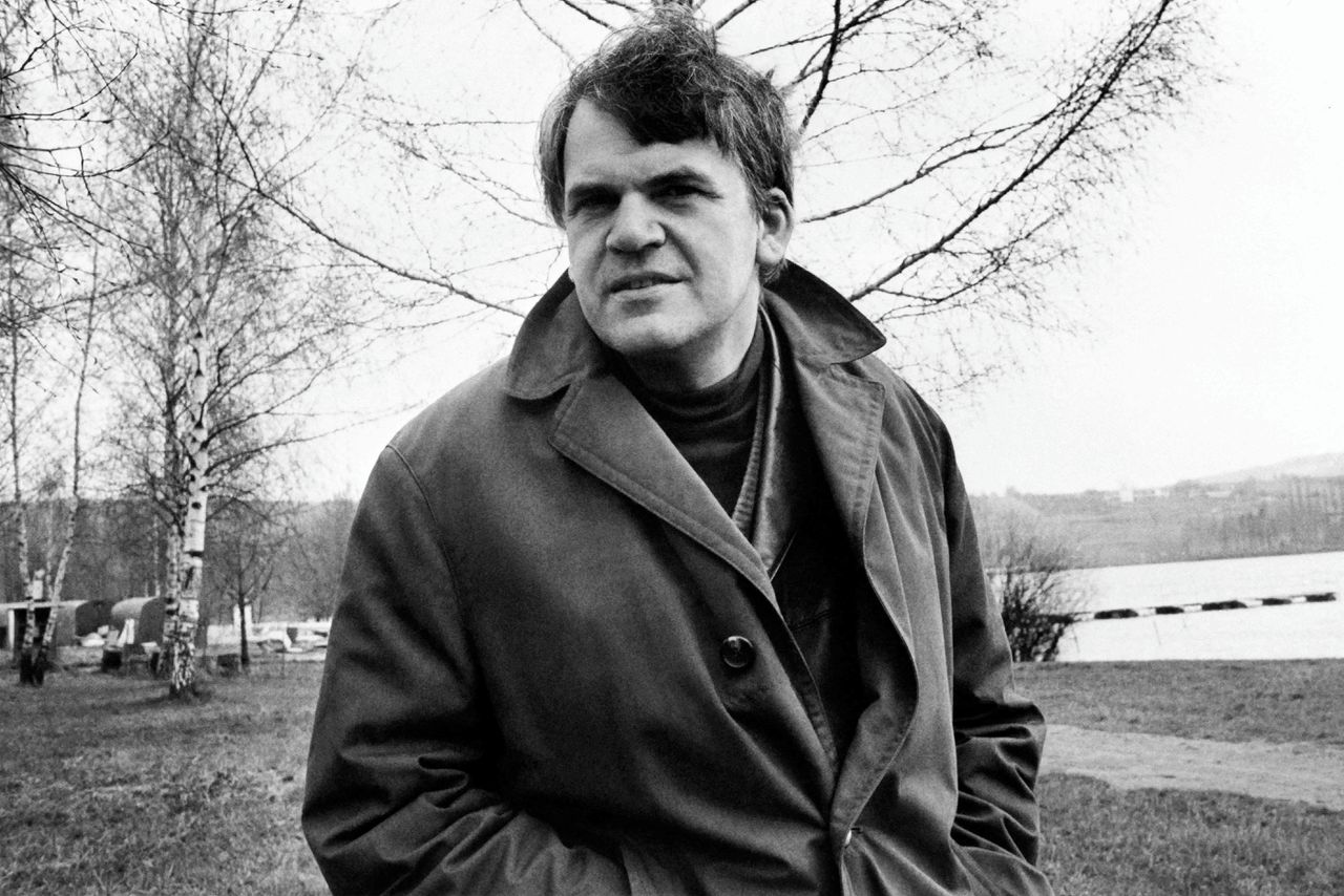 Milan Kundera in 1973 in Praag