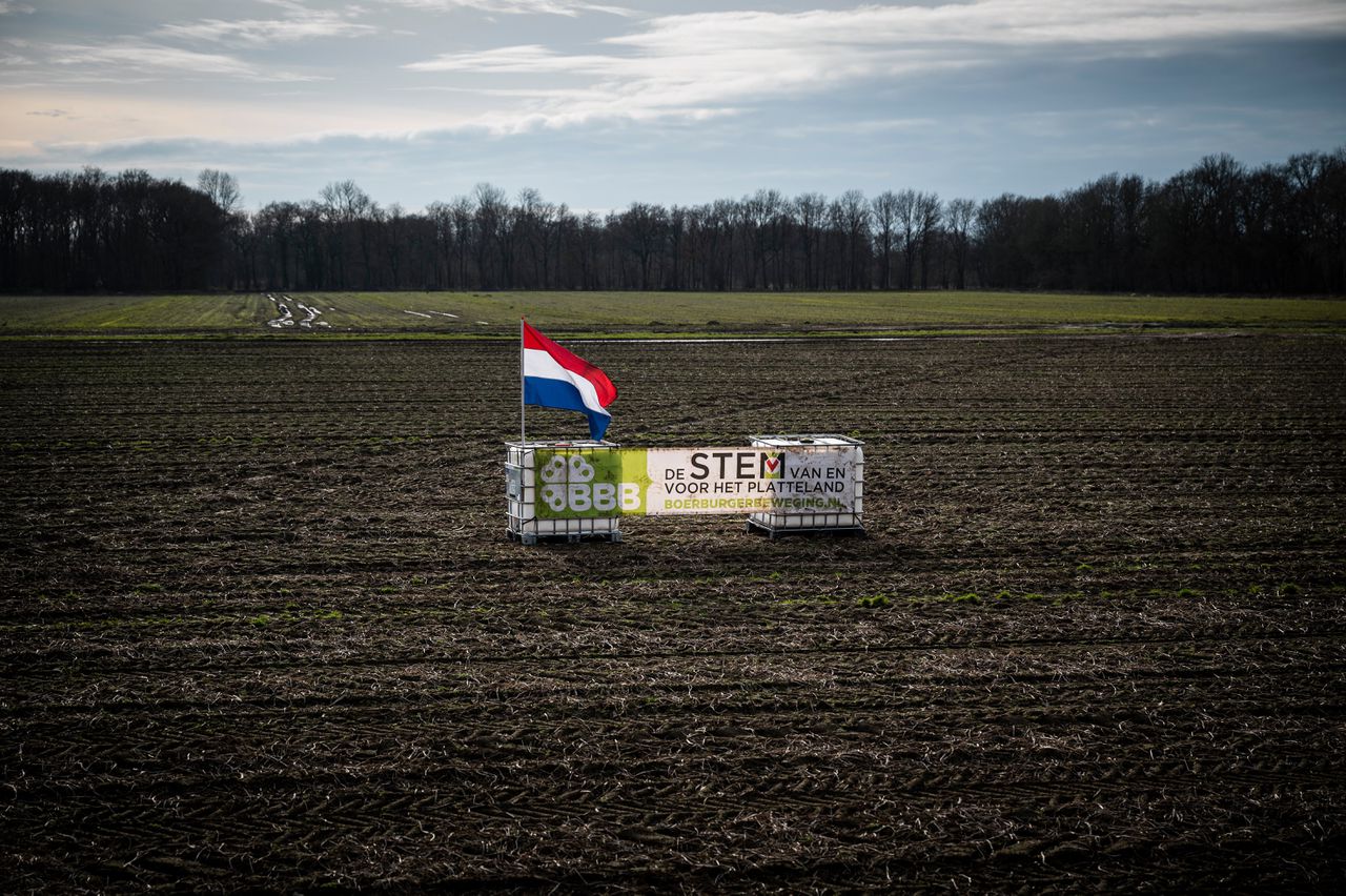 Campagneborden van BBB in aanloop naar de Provinciale Statenverkiezingen in maart van dit jaar. Oppositiepartijen draaien na de val van het kabinet alweer warm voor nieuwe Tweede Kamerverkiezingen.