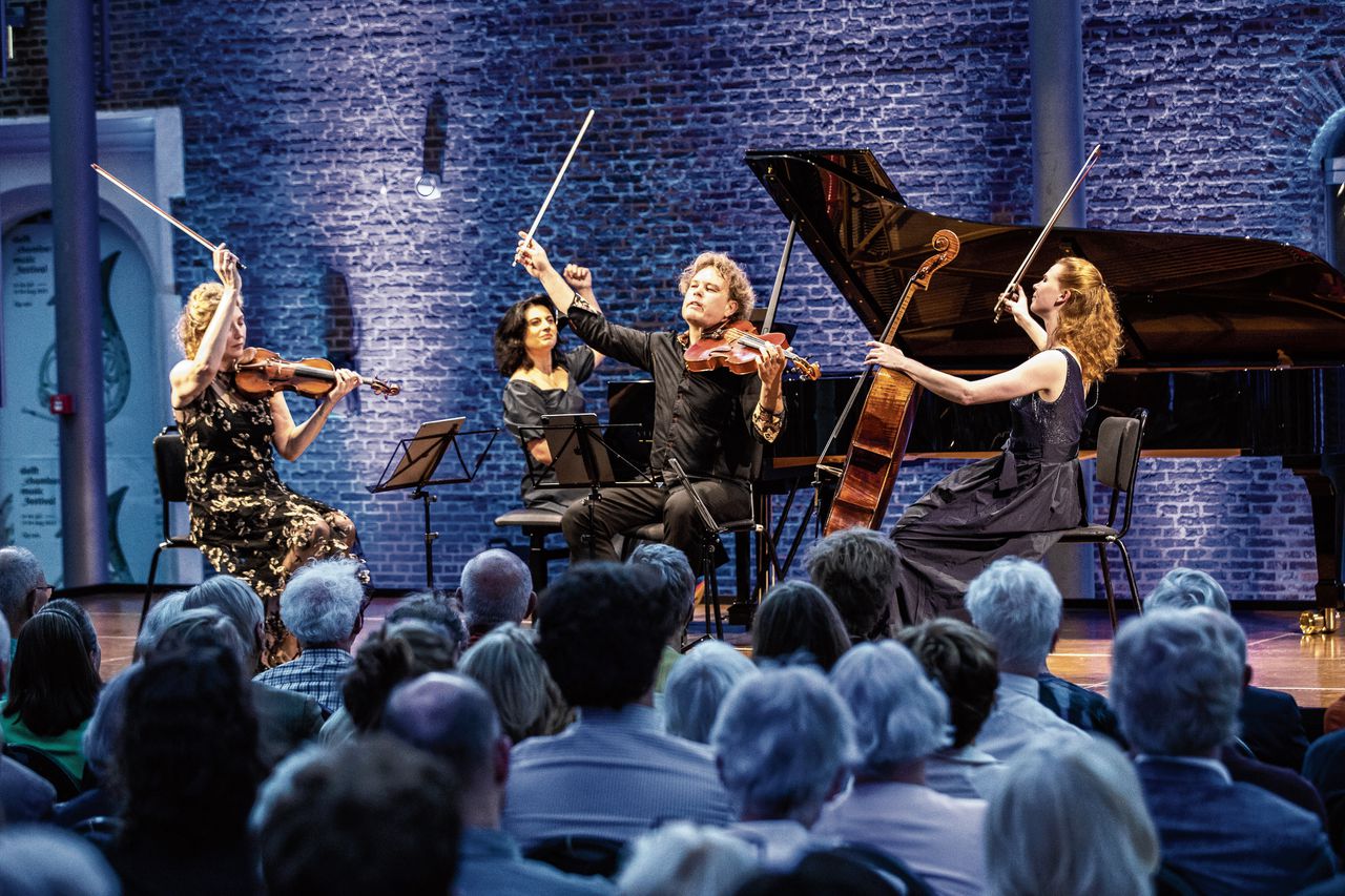 Brahms’ pianokwartet in Delft.