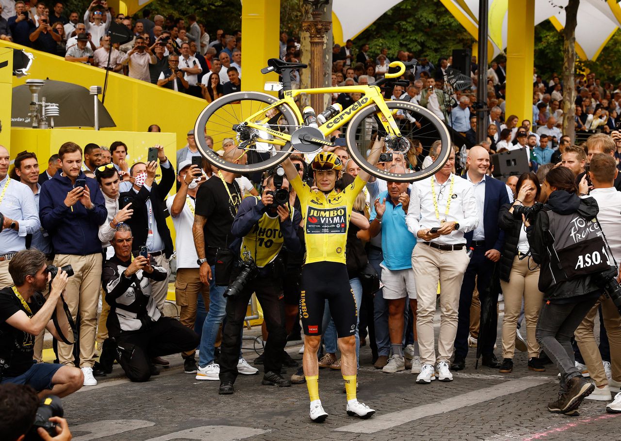 Vingegaard won voor de tweede keer op rij de Tour de France.