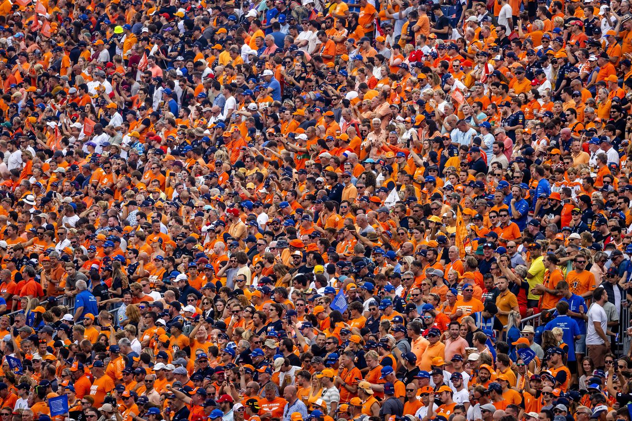 Fans tijdens de Grand Prix in september 2022. Ook dit jaar worden per dag honderdduizend bezoekers verwacht.