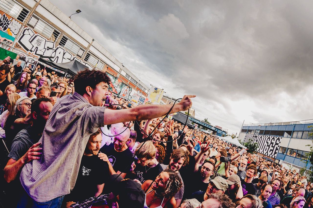 De band Gurriers op het Loose Ends festival.