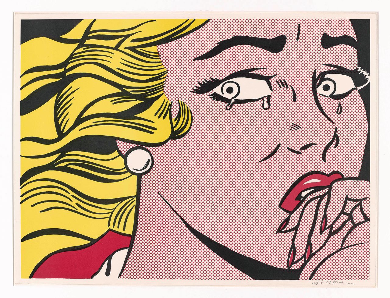 Roy Lichtenstein, ‘Crying Girl’, 1963. Collectie Museum Boijmans Van Beuningen.