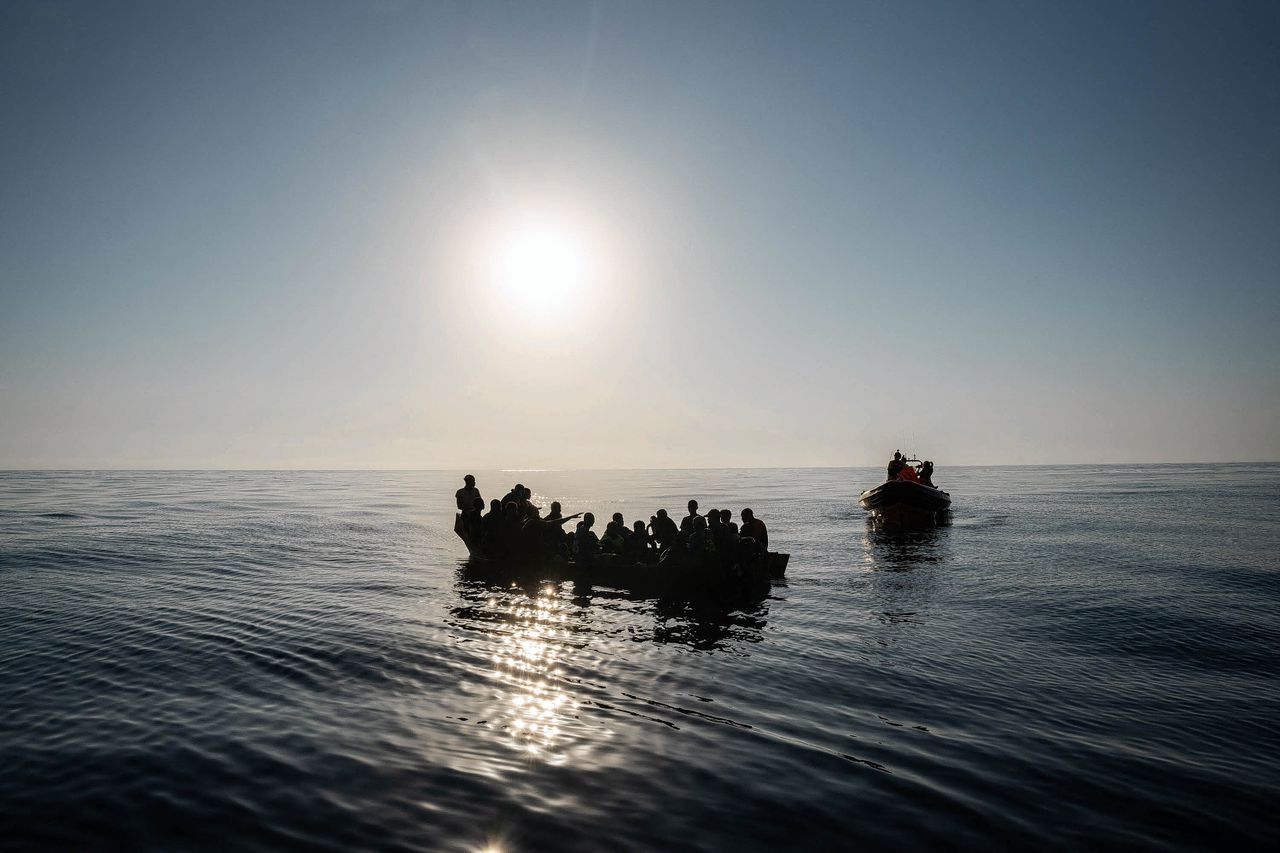 Begin augustus werden 266 migranten door een Spaanse ngo gered op de Middellandse Zee.