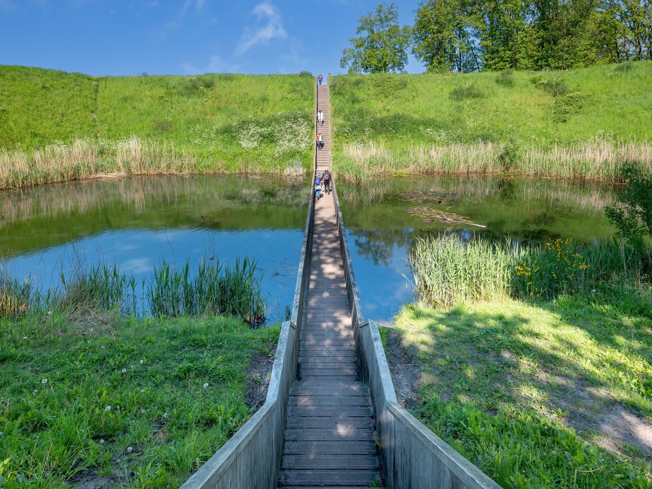 Fort De Roovere in natuurgebied de Brabantse Wal.