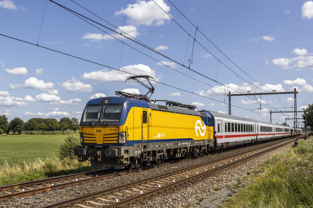 De trein tussen Amsterdam en Berlijn.