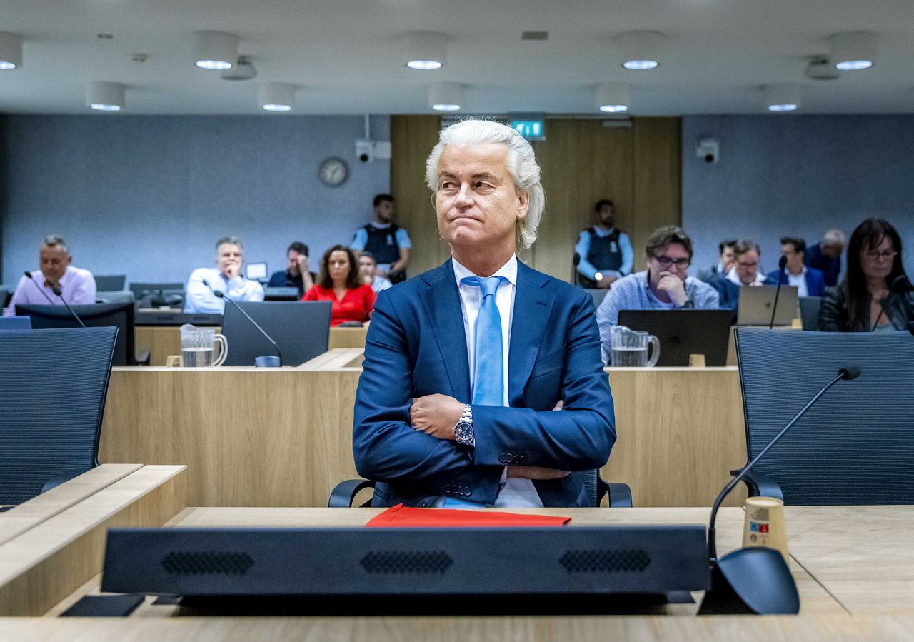 „Ik krijg inmiddels zoveel doodsbedreigingen”, zei Geert Wilders in de rechtbank.