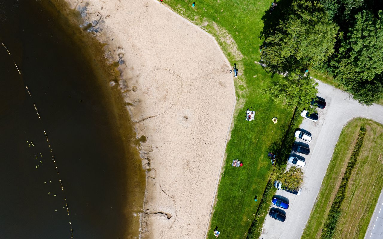 Zwemmen was in afwachting van de resultaten van het onderzoek al niet mogelijk in de natuurplas.