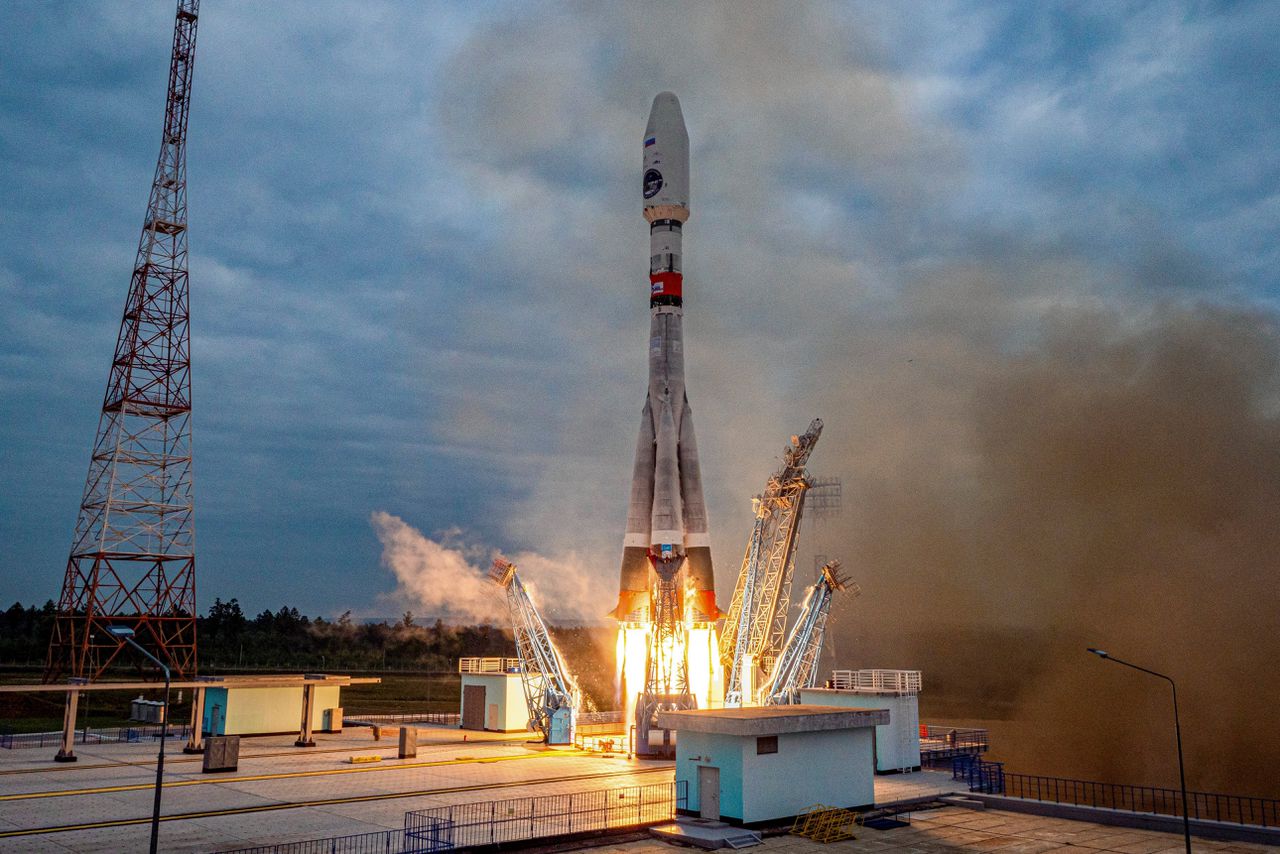 De Indiase maanlander Chandrayaan-3 werd op 14 juli gelanceerd. Aan boord is ook een karretje dat zal rondrijden.