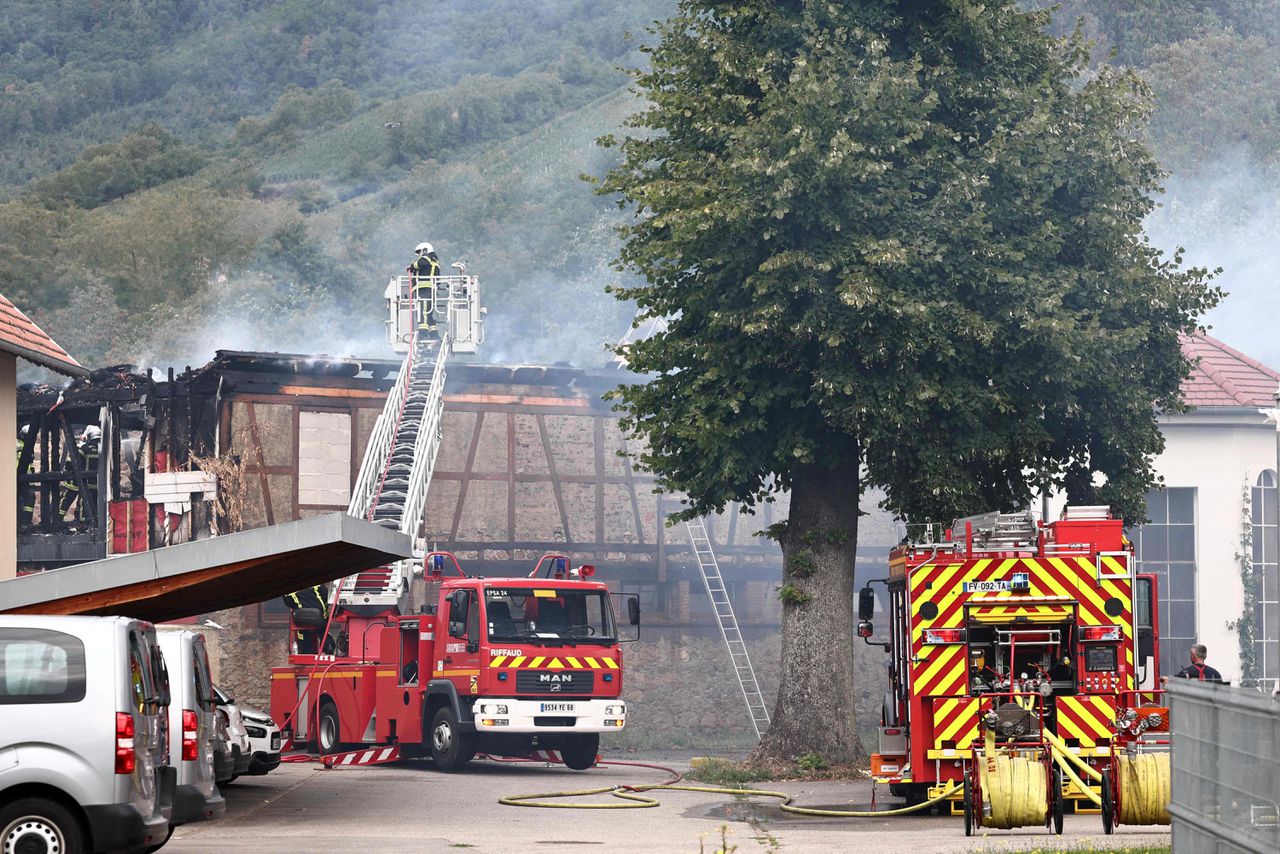 Bijna tachtig brandweermannen zijn uitgerukt