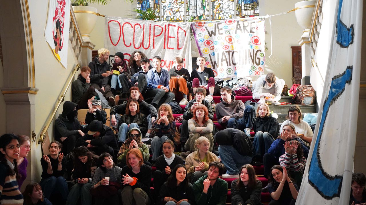 Groningse studenten voerden eerder actie om de sociale veiligheid aan de universiteit te verbeteren.