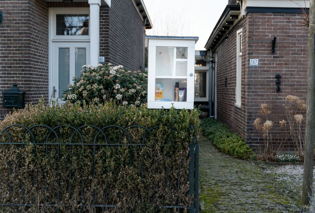 ‘Weggeefkastje’ in Spierdijk. „Mensen komen klem te zitten.”