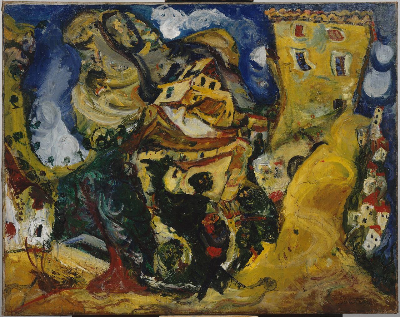 ‘Het Dorp’, van Chaïm Soutine.