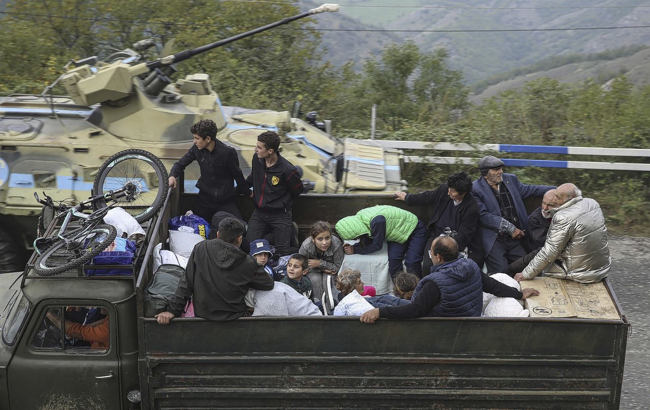 De uittocht van de etnisch Armeense enclave Nagorno-Karabach is in volle gang