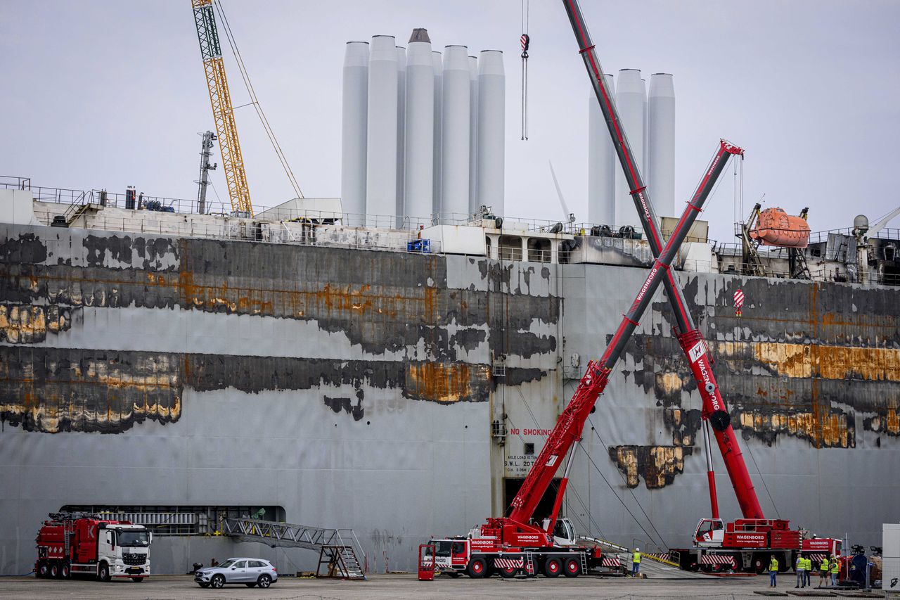 De Fremantle Highway ligt sinds begin augustus in de Eemshaven.