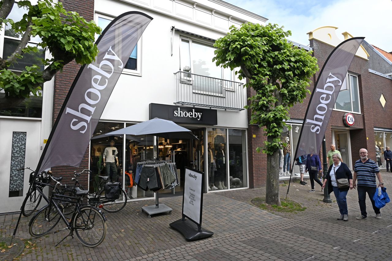 Een winkel van de modeketen Shoeby in Den Burg.