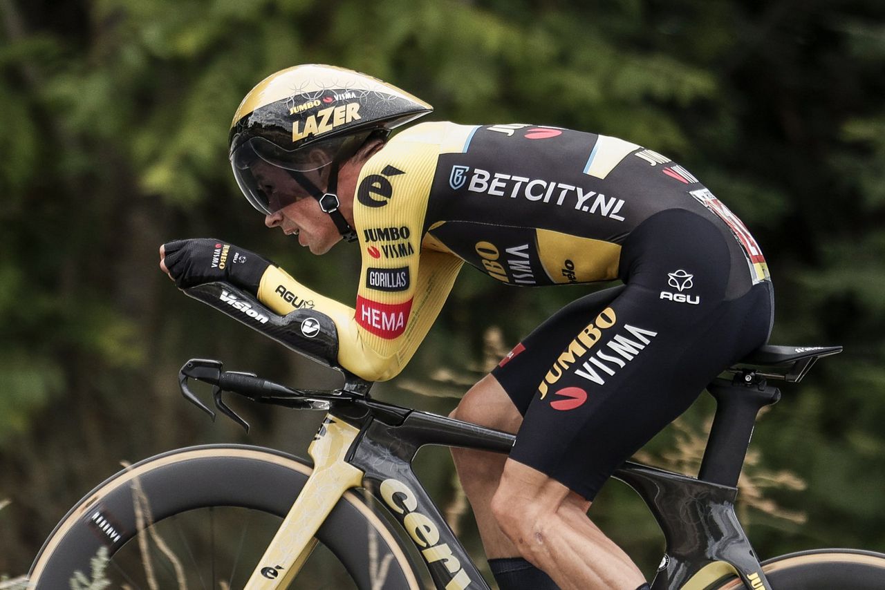 De Sloveense renner Primoz Roglic is een van de sterren van de wielrentak van Jumbo-Visma.