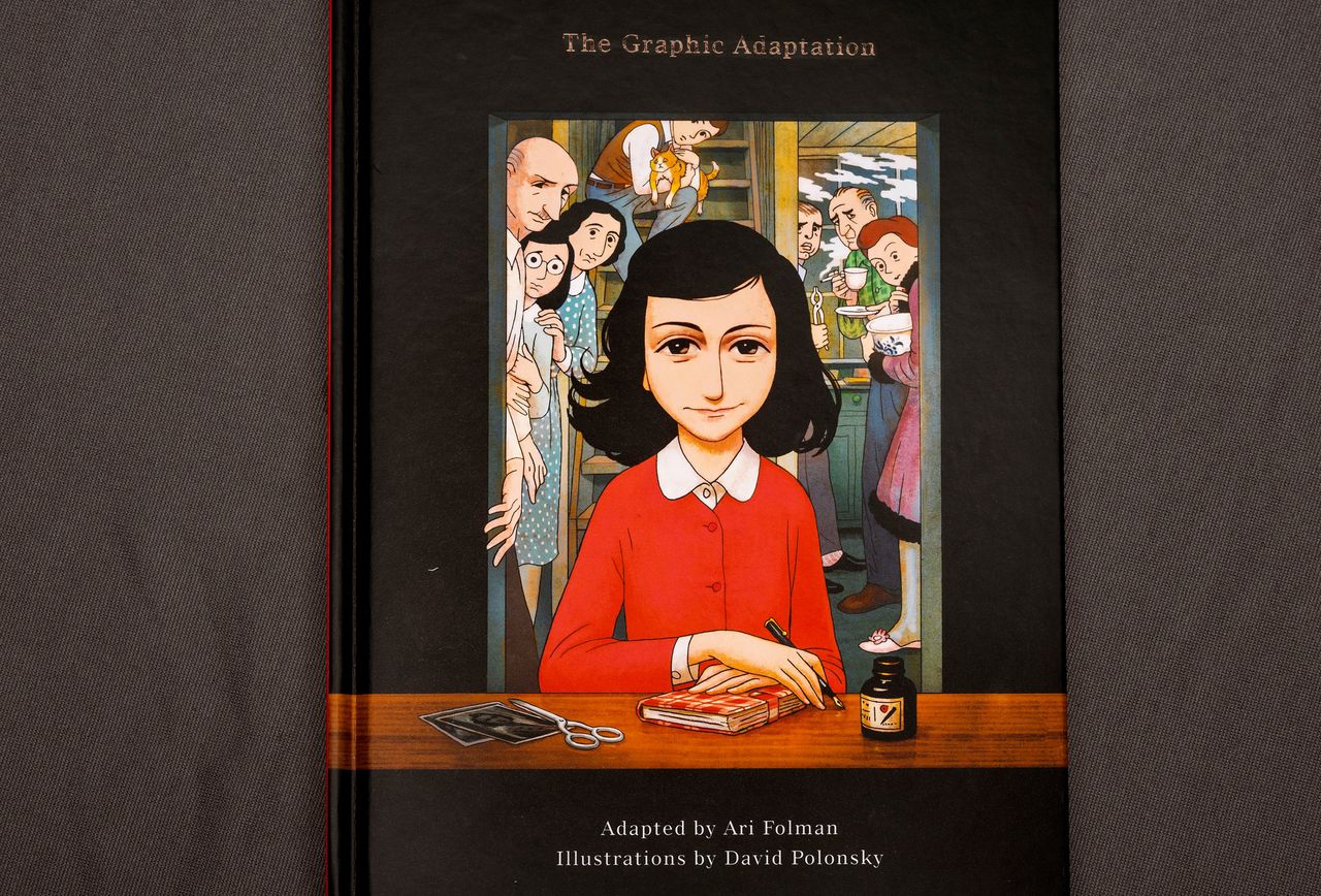 In het door David Polonsky geïllustreerde Anne Frank's Diary: The Graphic Adaptation, een soort stripbewerking van Het Achterhuis, beschrijft Frank onder meer vrouwelijke en mannelijke genitaliën.