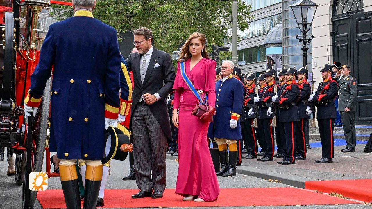 Prinses Alexia in Barbieroze in RTL Boulevard