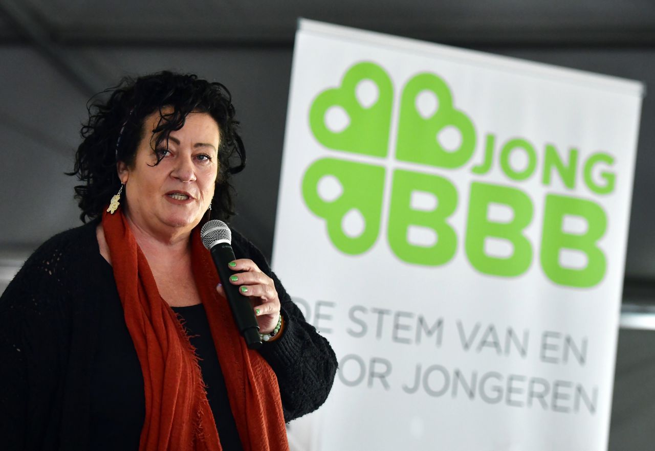 Caroline van der Plas bij lancering van de jongerenafdeling van BBB Jong.