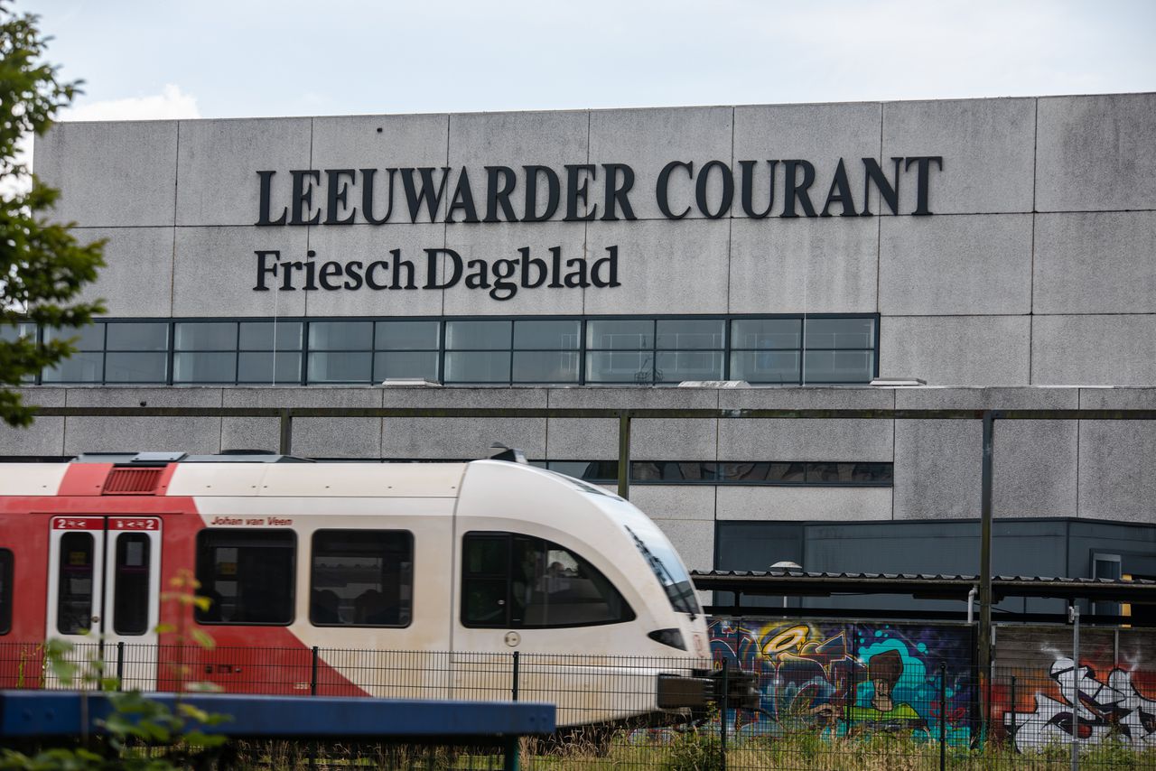 Het gebouw van Mediahuis Noord in Leeuwarden.