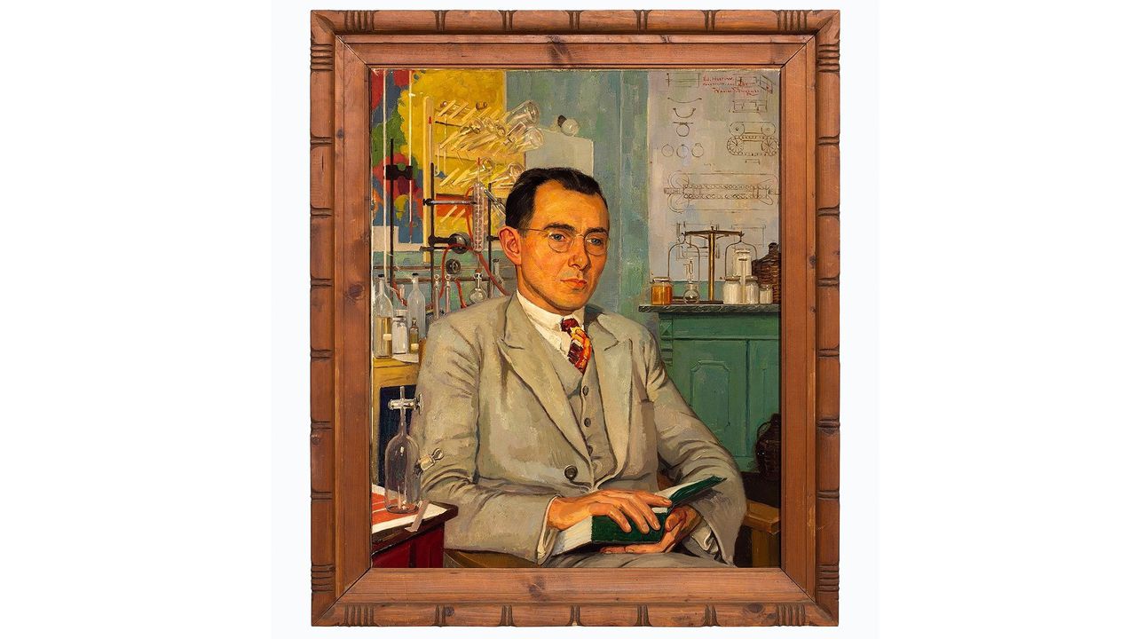 Waalko Dingemans, Portret van Edmond Hustinx (1944).