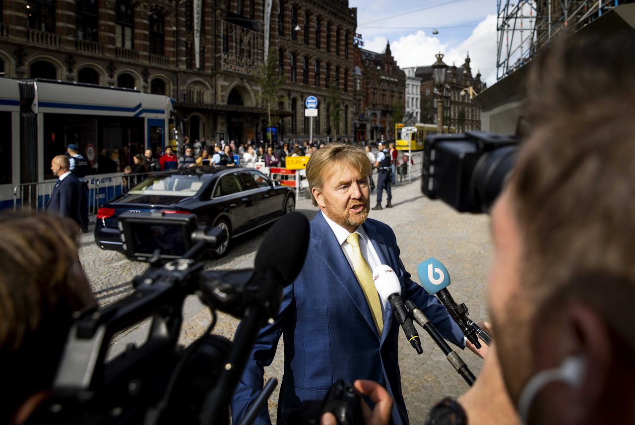 De koning zei dat hij zich goed kan voorstellen dat het nieuws „grote impact heeft”.