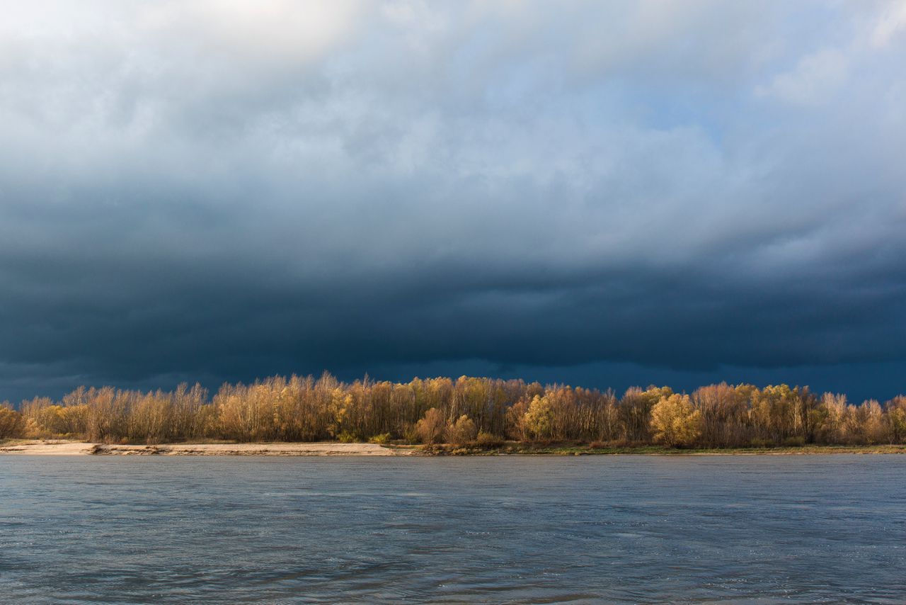 De Wisla bij Kazimierz Dolny, zo’n 150 kilometer ten zuiden van Warschau.