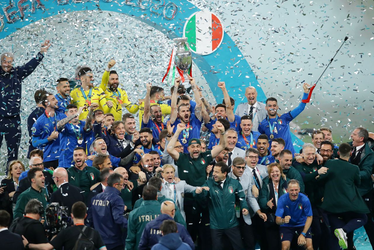 Italië won het afgelopen EK in 2021.