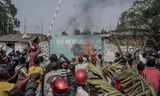 Honderden mensen blokkeerden wegen en riepen anti-VN-leuzen voordat ze het hoofdkwartier van de VN-vredestroepen in Goma bestormden, evenals een logistieke basis aan de rand van de stad.