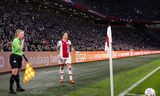 Ajax-captain Sherida Spitse tijdens de Klassieker tegen Feyenoord in maart, die ook in de Johan Cruijff Arena werd gespeeld.