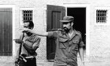 Desi Bouterse in Fort Zeelandia, maart 1982, kort na mislukte coup.