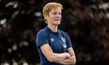 Vera Pauw, coach van het Ierse voetbalteam voor vrouwen, in juni 2022.