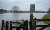 Hoog water in de Aa en de afvoerkanalen. 