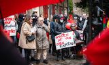 Protestmars op de Wallen tegen de komst van een erotisch centrum, in oktober van dit jaar.