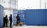 Demonstratie in Rotterdam over de werkwijze van de douane.