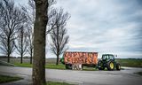 Protest in Loppersum in 2014 tegen het kabinetsbesluit over de gaswinning in Groningen.