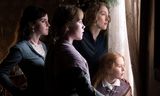 De vier zussen March, van links naar rechts Meg (Emma Watson), Amy (Florence Pugh), Jo (Saoirse Ronan) en Beth (Eliza Scanlen) in ‘Little Women’.